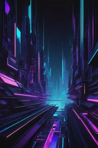 cybercity,tron,futuristic landscape,cyberscene,cyberia,cyberworld,synth,cyberspace,cyberpunk,ultraviolet,neon arrows,digitalism,polara,wavevector,futuristic,vapor,cybertown,rift,synthetic,cyber,Illustration,Black and White,Black and White 02