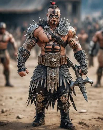 haka,barbarian,berserker,gladiador,barbarigo,shokan,gladiator,hyborian,berzerker,raider,uruk,ravna,warlord,barbarians,gamagori,ravana,turion,spartan,samurai fighter,sparta,Unique,3D,Panoramic