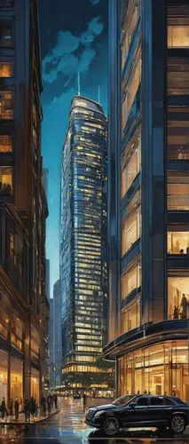 cybercity,the skyscraper,skyscrapers,business district,citicorp,supertall,skyscraper,highrises,skyscraping,city scape,lexcorp,wangfujing,guangzhou,oscorp,skycraper,skylstad,shenzen,megapolis,umeda,sky city,Illustration,Realistic Fantasy,Realistic Fantasy 23