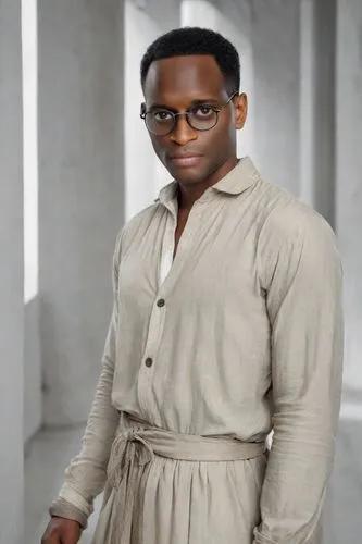 monk,black businessman,african american male,black male,black professional,jedi,bevel,dark chocolate,a black man on a suit,dress shirt,bathrobe,black man,television character,milk chocolate,luther,lib