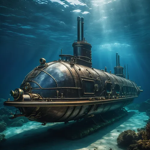 submersible,semi-submersible,sunken boat,diving bell,sunken ship,underwater playground,nautilus,diving helmet,tank ship,deep sea nautilus,undersea,deep-submergence rescue vehicle,deep sea diving,underwater diving,under the water,marine tank,ocean underwater,underwater landscape,k13 submarine memorial park,underwater world,Photography,General,Natural