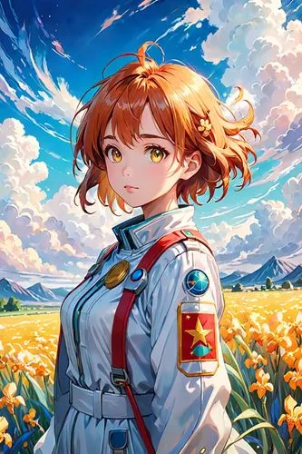 colorful daisy,kumiko,flower field,field of flowers,blooming field,darjeeling,orange marigold,flower background,marigold,marigold flower,earhart,sakura background,sea of flowers,orange petals,printemps,autumn daisy,garden marigold,flowers field,english marigold,orangefield,Anime,Anime,Realistic