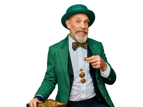 drosselmeyer,vaudevillian,greensleeves,irishman,saint patrick,ringmaster,saint patrick's day,jongleur,lepreau,leprechaun,immerwurzel,malvolio,lampwick,headwaiter,st patrick's day icons,leprechauns,st patrick day,dandyism,happy st patrick's day,stovepipe hat,Illustration,Realistic Fantasy,Realistic Fantasy 24