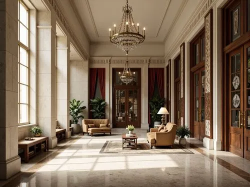 amanresorts,hallway,luxury home interior,lobby,entrance hall,rosecliff,foyer,cochere,claridge,hallway space,neoclassical,lanesborough,claridges,hotel lobby,belgravia,sursock,chambres,apthorp,gleneagles hotel,interior decor