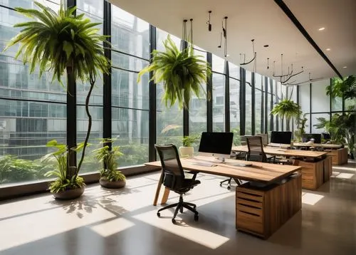 Modern Thai architecture design firm, Bangkok cityscape, sleek glass building, futuristic curves, steel framework, minimalist interior, wooden accents, ergonomic furniture, collaborative workspace, br