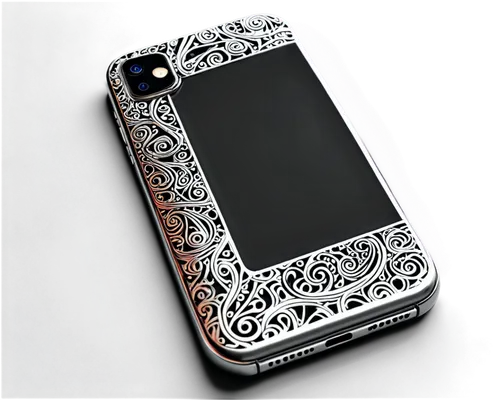 paisley pattern,filigree,leaves case,phone clip art,phone case,faceplates,caseless,customizations,apple design,scrollwork,silver lacquer,indian paisley pattern,rotary phone clip art,customisable,hardcase,floral mockup,faceplate,damask background,backplate,henna frame,Illustration,Black and White,Black and White 11