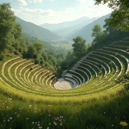 ancient theatre,amphitheater,amphitheatre,tulou,roman theatre,open air theatre,amphitheatres,terraces,messene,delphi,amphitheaters,labyrinths,garni,terraced,velodromes,arenas,italica,theater stage,artena,epidaurus,Photography,General,Realistic