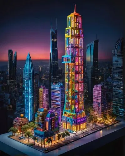 guangzhou,shanghai,chengdu,tianjin,chongqing,nanjing,micropolis,guiyang,hefei,zhengzhou,electric tower,megapolis,shenzhen,ctbuh,lujiazui,chengli,xujiahui,colorful city,wangfujing,changfeng,Unique,3D,Clay