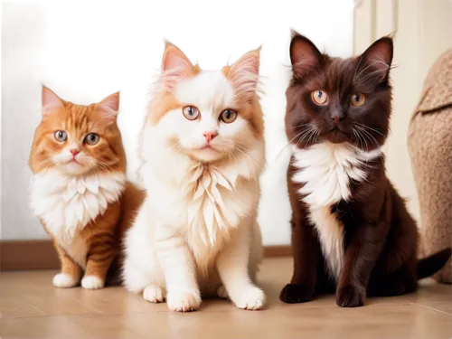 cat family,pet vitamins & supplements,british longhair cat,turkish van,cats angora,turkish angora,american wirehair,ginger family,british longhair,breed cat,japanese bobtail,british semi-longhair,small to medium-sized cats,kurilian bobtail,cat image,american bobtail,domestic long-haired cat,felines,birman,three friends,Illustration,Retro,Retro 10