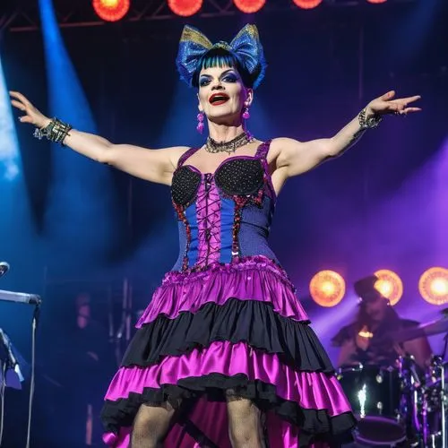 tarja,cyndi,bjork,lauper,puscifer,pinkpop,rasputina,neon carnival brasil,rezillos,queen of hearts,darci,verka,dolcenera,great as a stilt performer,glamorama,rockabella,diamanda,siouxsie,toyah,cabaret,Photography,General,Realistic