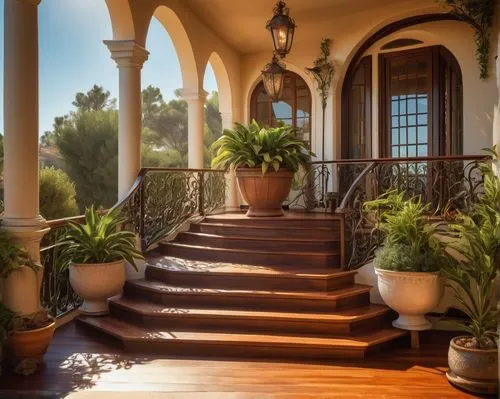 front porch,porch,balusters,balcony,breezeway,outside staircase,entryways,entryway,balustrade,wooden stair railing,balconied,patio,balustrades,balcony garden,winding staircase,verandahs,verandah,balconies,baluster,verandas,Illustration,Retro,Retro 10