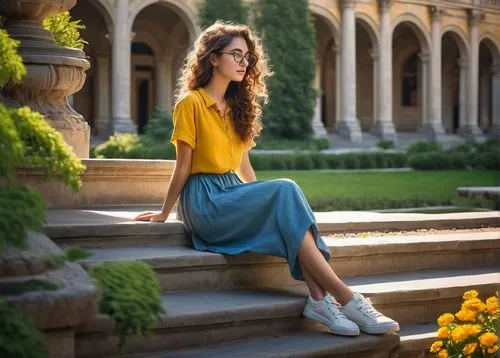 yellow jumpsuit,young model istanbul,sofya,silvia,yellow and blue,gasparyan,girl in a long dress,tiziana,olesya,ioanna,belle,benedetta,zhuravleva,grazia,evgenia,princetonian,barbora,ioana,elizabet,women fashion,Illustration,Realistic Fantasy,Realistic Fantasy 28