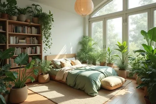 sunroom,green living,nook,bedroom,great room,modern room,Photography,General,Realistic