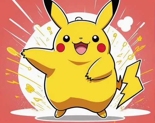 pikachu,pika,pixaba,pokemon,pokémon,stud yellow,yellow background,wall,power-up,aaa,yuzu,abra,pokeball,aa,wooser,yellow,eyup,glob urs,cleanup,defense,Illustration,Black and White,Black and White 04