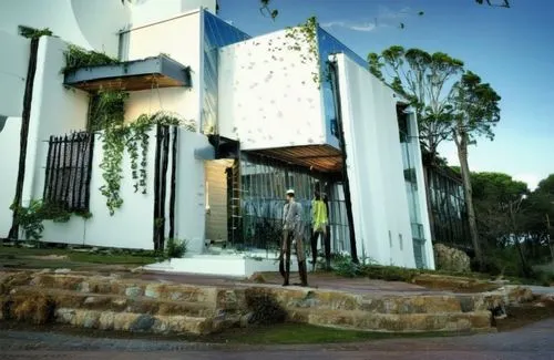 landscape design sydney,eco hotel,garden design sydney,landscape designers sydney,residence,boutique hotel,model house,las olas suites,modern building,cube house,house facade,casa fuster hotel,modern house,two story house,glass facade,residential house,oria hotel,cubic house,exterior decoration,private house,Photography,General,Realistic