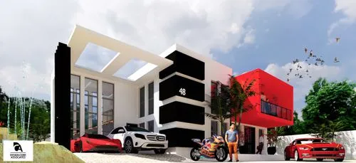 3d rendering,mfantsipim,residencial,car showroom,sketchup,school design,renders,multi storey car park,cube stilt houses,render,cube house,multistoreyed,revit,cubic house,new building,autodesk,fire and ambulance services academy,3d rendered,modern architecture,arq
