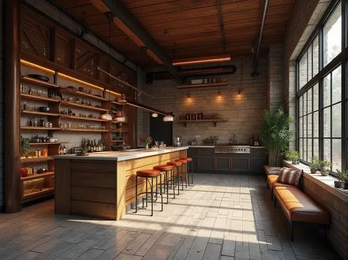 tile kitchen,loft,apothecary,officine,wine bar,wood casework,kitchen design,bellocq,servery,brandy shop,pantry,kitchen interior,chefs kitchen,kitchen,modern kitchen interior,limewood,liquor bar,kitchen shop,rustic,larder,Photography,General,Realistic