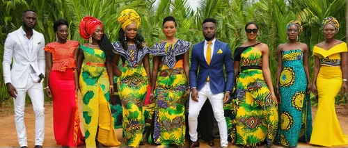 golden weddings,african culture,legume family,benin,cameroon,rwanda,titane design,angolans,dowries,people of uganda,africanis,ghana,colonization,east africa,black models,seven citizens of the country,garden of eden,bridegroom,bridal party dress,bridal clothing,Illustration,Realistic Fantasy,Realistic Fantasy 41