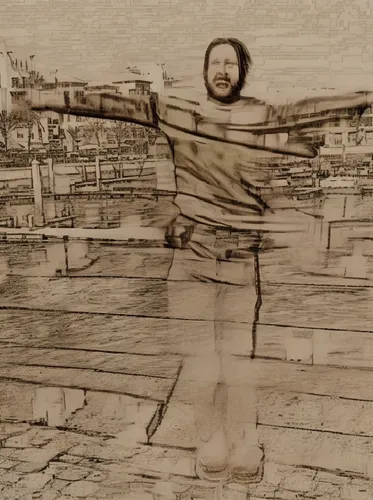 rotoscope,frusciante,vitruvian man,rotoscoping,rotoscoped,vitruvian