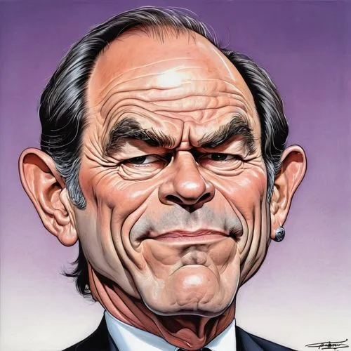 Tommy Lee Jones,filner,krauthammer,scowcroft,caricaturist,carlucci,fauntroy,khama,tapie,zoellick,bisciotti,schuette,caricature,credico,caricatured,pataki,matthau,banatski,schweikert,caricaturing,wishm