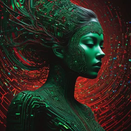 neon body painting,woman sculpture,computer art,medusa,samsara,digital art,bodypainting,bodypaint,world digital painting,aura,peacock,digital artwork,intricate,fractals art,andromeda,echo,digiart,cyberia,gamora,varekai,Photography,Artistic Photography,Artistic Photography 11