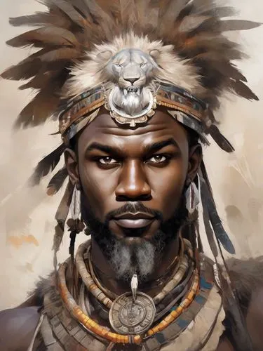 aborigine,tribal chief,african man,warlord,king david,zion,african american male,shaman,chief cook,african boy,african art,warrior east,thundercat,rastaman,chief,aborigines,african culture,king caudata,african businessman,fantasy portrait