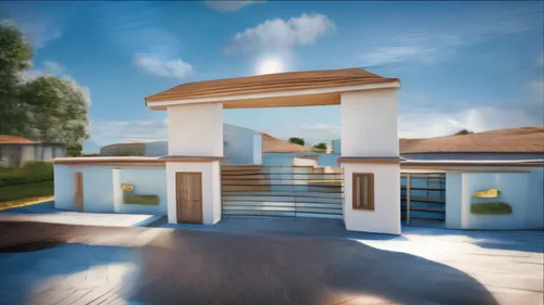 3d rendering,render,modern house,duplexes,bungalows,renders