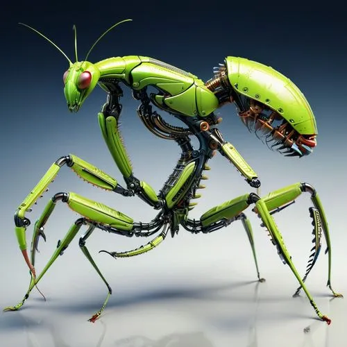 mantidae,northern praying mantis (martial art),mantis,carpenter ant,tiger beetle,grasshopper,praying mantis,cricket-like insect,field wasp,cuckoo wasps,robber flies,ant,black ant,arthropod,membrane-winged insect,katydid,weevil,arthropods,halictidae,entomology,Conceptual Art,Sci-Fi,Sci-Fi 03