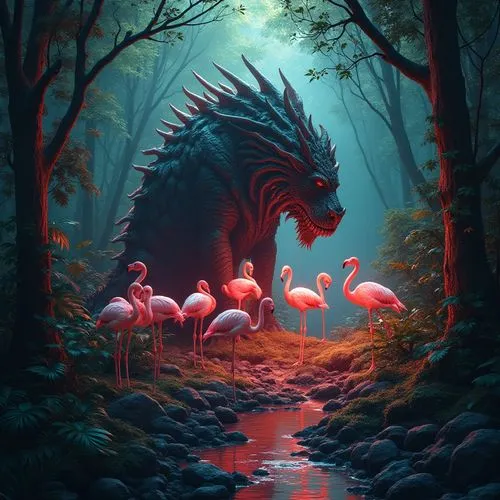 forest dragon,fantasy picture,fantasy animal,dragonheart,fantasy art,unicorn background