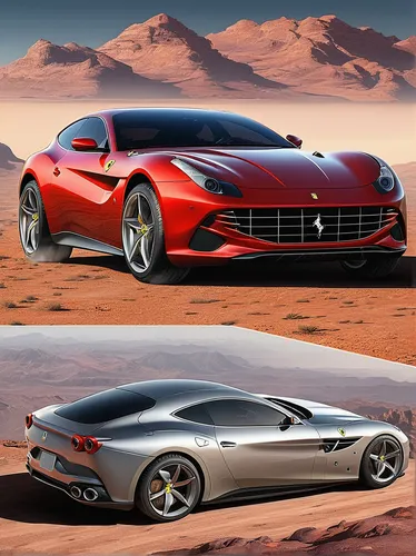 In a sci-fi world, envision a futuristic version of the Ferrari FF capable of interplanetary travel.,ferrari america,luxury cars,exotic cars ferrari,f125,scuderia,automotive design,american sportscar,