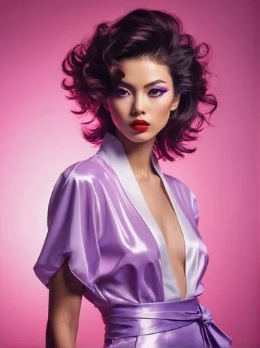 xiaoqing,purple background,purple and pink,purple,violetta,purple dress,Photography,Artistic Photography,Artistic Photography 03