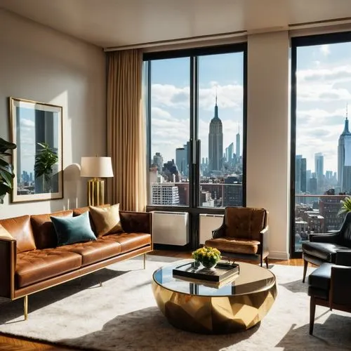 penthouses,hoboken condos for sale,manhattan skyline,manhattan,apartment lounge,tishman,Photography,General,Realistic