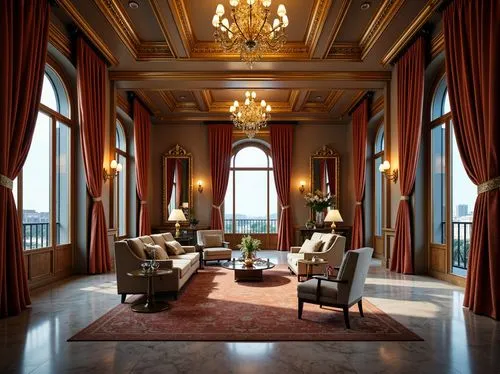 royal interior,fairmont chateau lake louise,emirates palace hotel,ornate room,grand hotel europe,luxury hotel,hotel hall,crown palace,lobby,hotel lobby,luxury home interior,banff springs hotel,sitting room,gleneagles hotel,interior decor,grand hotel,great room,casa fuster hotel,foyer,entrance hall