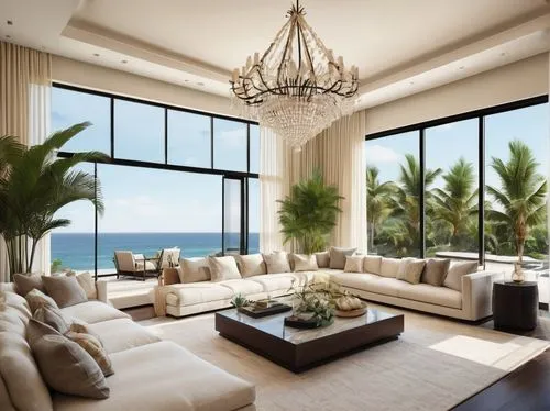 luxury home interior,modern living room,oceanfront,living room,penthouses,family room,livingroom,contemporary decor,great room,oceanview,luxury property,interior modern design,ocean view,modern decor,beautiful home,fisher island,beachfront,beach house,sitting room,hovnanian,Illustration,Paper based,Paper Based 21