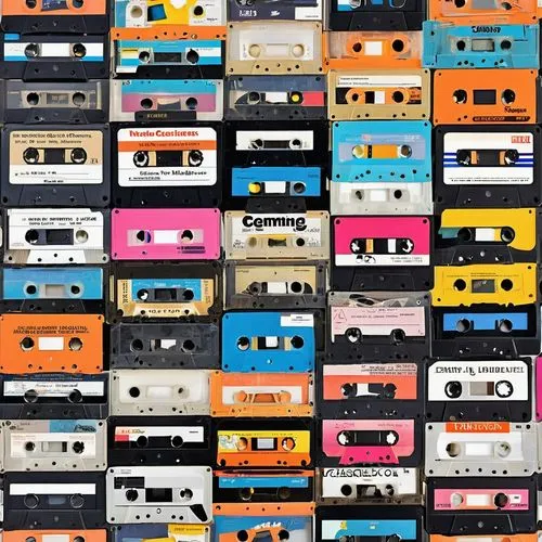 cassettes,microcassette,musicassette,cassette,audiotapes,audio cassette,Conceptual Art,Fantasy,Fantasy 24