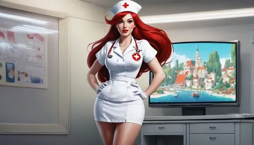 nurse uniform,female nurse,lady medic,nurse,female doctor,health care provider,male nurse,cartoon doctor,medic,nurses,ship doctor,healthcare medicine,emergency room,medical sister,medical care,white coat,emergency medicine,physician,healthcare professional,hospital ship,Conceptual Art,Fantasy,Fantasy 11