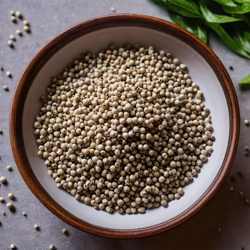 Write a recipe using white pepper as the main spice.,mung bean,amaranth grain,fregula,coriander,lentils,mung beans,fenugreek,cowpea,real coriander,freekeh,sorghum,pigeon pea,amaranth,white pepper,pepp