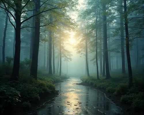 foggy forest,foggy landscape,forest landscape,morning mist,germany forest,forest path