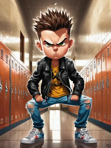 kid hero,kids illustration,anime cartoon,cute cartoon character,dean razorback,cute cartoon image,animated cartoon,spike,syndrome,locker,punk,sonic the hedgehog,wolverine,hip-hop,recess,punk design,stylish boy,main character,cartoon character,hedgehog child,Illustration,Abstract Fantasy,Abstract Fantasy 23