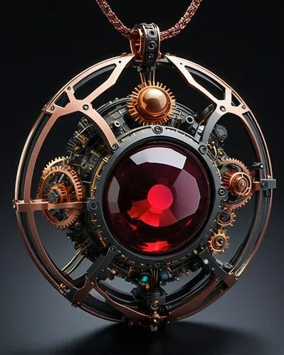 red heart medallion,locket,ladies pocket watch,astrolabe,ornate pocket watch,pendant,Conceptual Art,Sci-Fi,Sci-Fi 08