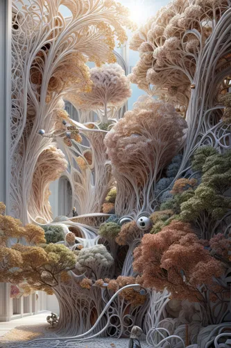 fantasy landscape,3d fantasy,fantasy picture,fantasy art,mushroom landscape,fractals art,fractal environment,enchanted forest,fairy world,fairy forest,bird kingdom,fantasy world,forest of dreams,children's fairy tale,fairy tale,chinese art,cartoon forest,virtual landscape,world digital painting,labyrinth