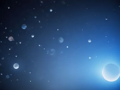 space,a couple of bubbles floating in the air,blue spheres,frozen bubble,frozen soap bubble,ice bubble,orb,snow ring