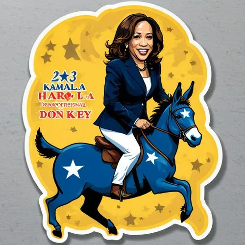 kamala,donkey,tamera,donkeys,half donkey,pataki,condoleezza,veep,congresswoman,tameka,ramaley,donnkenny,degette,mcsally,zoila,electric donkey,mayhle,sharmell,clipart sticker,assemblymember,Unique,Design,Sticker