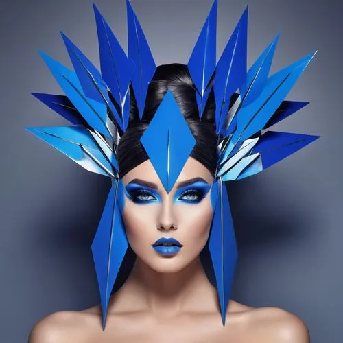 feather headdress,headdress,headress,headpiece,blue enchantress,headdresses,ciorbea,blue peacock,indian headdress,millinery,bluejay,birds of paradise,aquaria,ice queen,derivable,blue parrot,blue snowflake,blue jay,blue angel fish,milliner,Photography,Fashion Photography,Fashion Photography 26