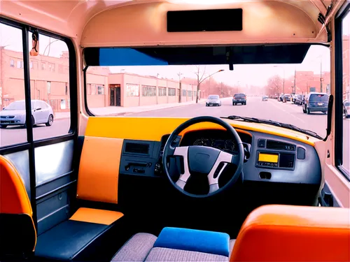 driver's cab,autobus,school bus,schoolbuses,schoolbus,the vehicle interior,bus,midibus,citybus,school buses,city bus,the bus space,nettbuss,postauto,centrebus,transbus,firstbus,busload,russian bus,busses,Conceptual Art,Oil color,Oil Color 09