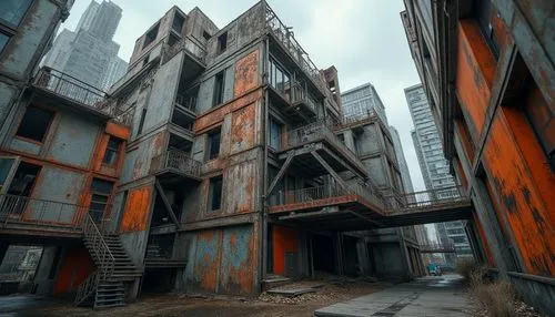 arkham,dishonored,planescape,undercity,dereliction,theed,derelict,tenements,borderlands,ramshackle,lostplace,industrial ruin,lost place,neverwhere,post apocalyptic,coldharbour,destroyed city,decrepit,arcology,bioshock,Photography,General,Realistic