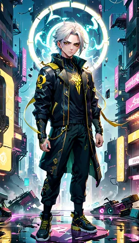 cyberpunk,cyber,sigma,electro,sci fiction illustration,cybernetics,game illustration,libra,cyber glasses,cg artwork,metaverse,e-flood,archangel,zodiac sign libra,prophet,priest,cable innovator,magus,voltage,zero,Anime,Anime,General