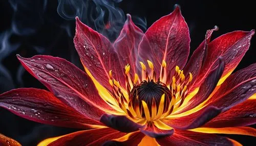 flame flower,fire flower,flame lily,red water lily,flower of water-lily,lily flower,water lily flower,water lotus,fire poker flower,blooming lotus,lotus,torch lily,lotus ffflower,lotus flower,lotus blossom,lotus on pond,torch lilies,water lily,pond flower,passion bloom,Photography,General,Realistic