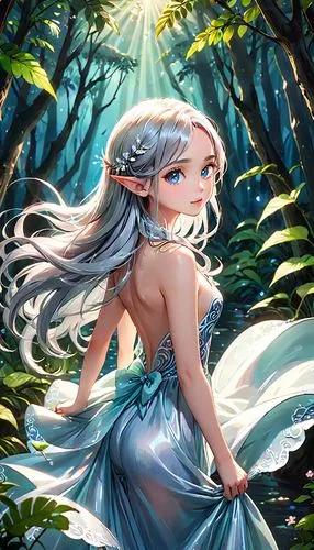 mermaid background,fairie,kupala,faerie,fae,water nymph,Anime,Anime,Traditional