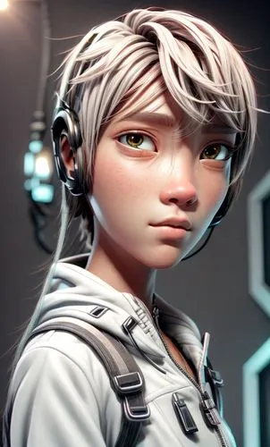 echo,cosmetic,operator,laika,b3d,pilot,3d model,3d rendered,orbital,vector girl,headset,cyborg,main character,female doctor,piko,eve,eris,artemis,stylized,engineer